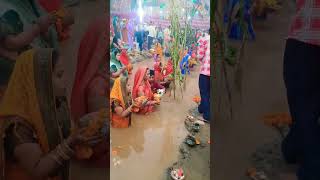 Chhathi Maiya kareli pukar 🙏🚩 chhathimaiya chhatgeet youtubeshorts [upl. by Ardnikal]