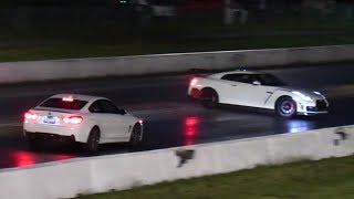 Nissan GTR Huge Crash [upl. by Ebbarta459]