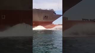 Super huge vessel being Launched [upl. by Yaj]