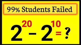 Nice Exponents Math Simplification  A tricky Simplification Problem [upl. by Noffihc120]