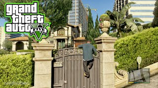 GTA 5 How to break into Michaels house the easy way no mission [upl. by Ocicnarf]