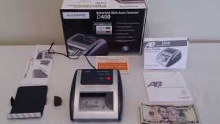 ACUUBANKER  D450 DETECTOR DE BILLETES FALSOS [upl. by Eimme]