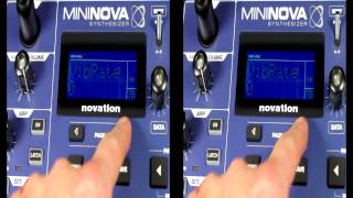 Novation MiniNova synth tutorial VocalTune Effect [upl. by Burwell]