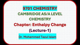 AS Enthalpy Change Exothermic amp Endothermic reaction Energy level diagram Lecture 1 [upl. by Ahsitan261]