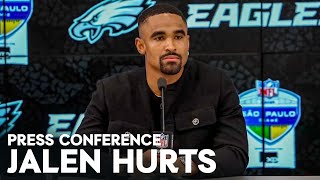 Postgame Press Conference Jalen Hurts  Green Bay Packers vs Philadelphia Eagles [upl. by Naid]