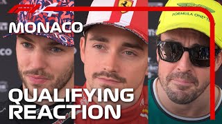 Drivers React After Qualifying  2024 Monaco Grand Prix [upl. by Nosnhoj836]