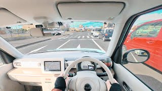 Suzuki Alto Lapin POV Drive  電気ケトル買いにいく Just Go to EDiON  ラパン [upl. by Laryssa]