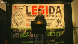 LIVE  LEGIDA  09112015  26 Jahrestag des Mauerfalls [upl. by Mikihisa900]