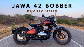 2023 Jawa 42 Bobber Review  Better Than Jawa Perak [upl. by Eleets]