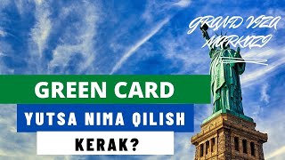 Green Card javoblari Green Card yutsa nima qilish kerak [upl. by Barfuss]