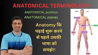 Anatomy terminology in hindianatomical positionsanatomical planesanatomical directional terms [upl. by Eitak34]