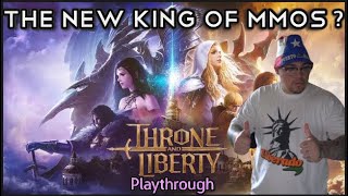 Finally got to play the new MMO Throne and Liberty [upl. by Ahsekim]