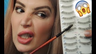 BILLIGE WIMPERN TEUER AUSSEHEN LASSEN 😳 Funktioniert der neuste BEAUTY HACK ❓LIVE TEST [upl. by Atiluap]