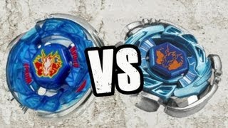 Beyblade Storm Pegasis 105RF VS Cyber Pegasus 105F [upl. by Earvin215]