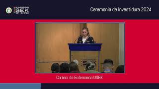 Ceremonia de Investidura carrera Enfermería USEK  Jornada Semipresencial [upl. by Notwen739]