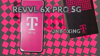 TMobile REVVL 6X PRO 5G UNBOXING  FIRST LOOK [upl. by Aarika]