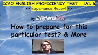 ICAO ENGLISH TEST Level 6 ILPT  Report [upl. by Jessika]