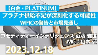 プラチナの供給不足が深刻化する可能性～WPICの警告と市場見通し【白金】231218商品先物投資情報GoldTVnet [upl. by Caton]