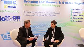 Interview with Florian Denzin of Telit Cinterion at CES 2024 [upl. by Brandie]