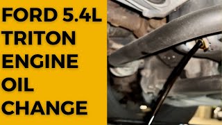 Oil Change Ford F150  2006 Triton 54L Engine [upl. by Lochner]