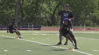 BattleHawks hold XFL showcase in St Louis looking for new talent [upl. by Kaslik]