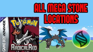 All Mega Stone Locations  Pokemon Radical Red [upl. by Aisela550]