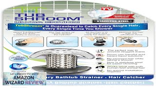 TubShroom Ultra Revolutionary Bath Tub Drain Protector Hair CatcherStrainerSnare Stainless Review [upl. by Adaurd97]