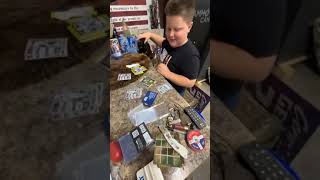 🔥New Panini Contenders football hobby box rip with the kidsMassive Anthony Richardson on card auto🔥 [upl. by Enyt426]