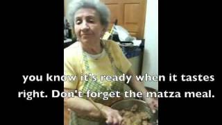 Bubby Chanele makes Gefilte Fish in Yiddish [upl. by Barboza411]