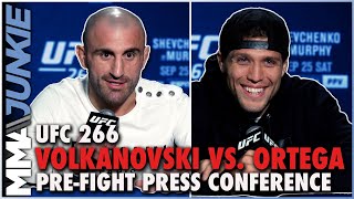 UFC 266 Volkanovski vs Ortega prefight press conference  LIVE [upl. by Hestia78]