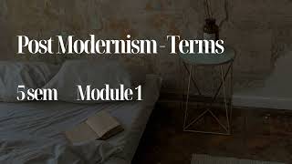 postmodernismminimalismpastichekeralauniversity5semester [upl. by Odel]