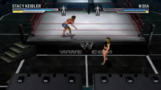 WWE Wrestlemania 21  XBOX Gameplay  Stacy Keibler vs Nidia [upl. by Magnien809]