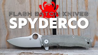 New Knives Unleashed Rare Flash Batch Spyderco Knife  Atlantic Knife [upl. by Talich292]