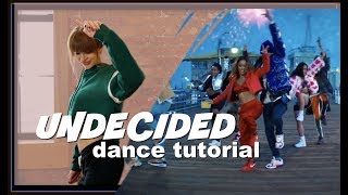 Undecided Chris Brown Dance Tutorial For Beginners I 5 Favorite Dance Moves From The Music Video [upl. by Ahsatniuq]