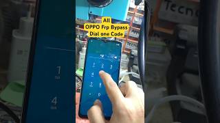 OPPO FRP BYPASS  Dial One Code Easy Trick 😱 shortvideo youtubeshorts viralvideo foryourpage [upl. by Madden663]