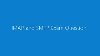 IMAP and SMTP GCSE [upl. by Assyl]