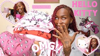 HELLO KITTY COLLECTIVE HAUL 2024 🎀  pajamas cups  everyday essentials etc  VERY AFFORDABLE ✨ [upl. by Hpejsoj]