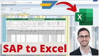 SAP to Excel Automate the export of SAP data to Excel ⚡ [upl. by Ahsla]