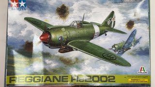 Tamiya Reggiane Re2002 148 Scale Model Aircraft [upl. by Nyrhtak150]