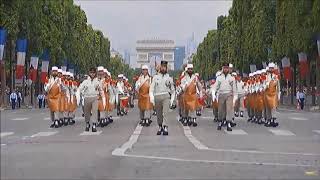 1 Légion étrangère French Foreign Legion on parade [upl. by Erdnoed]