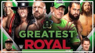 WWE GREATEST ROYAL RUMBLE 2018  ANÁLISIS PICANTE [upl. by Harrat]