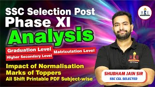 SSC Selection Post Phase XI Analysis Normalisation Impact Result [upl. by Iglesias]