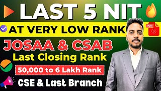 क्या 2024 में मुझे NIT मिलेगा  😱  Low Rank NIT  JOSAA Counselling 2024 Cutoff  CSAB CUT OFF 2024 [upl. by Andee]