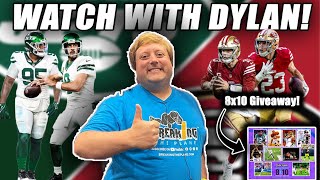 Jets at 49ers  Join us for Dylans thoughts on Monday Night Football  Giving away a signed photo [upl. by Alleda28]