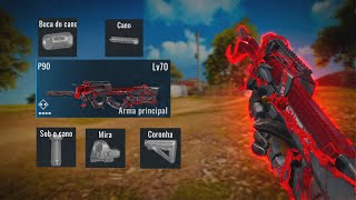 O MELHOR LOADOUT HÍBRIDO DA P90 🔥 HIPFIRE  MIRA [upl. by Drusus150]