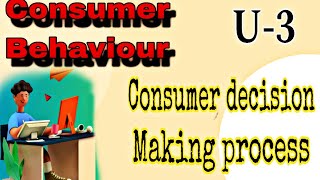 401 Consumer Decision Making Process Unit 3  One short revision ccsu bba 4th sem 2024🥳🥳 [upl. by Anelej]