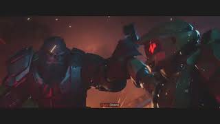 Atriox vs Red Team Spartans amp Master Chief Halo Wars 2 amp Halo Infinite [upl. by Treulich813]