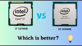 i9 12900K vs i7 12700K ULTIMATE CPU SHOWDOWN [upl. by Harras11]