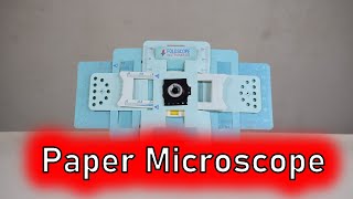 Foldscope  paper microscope  Microscope  Science kit  Biggan box  Science project  Biology [upl. by Maren]