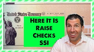 Here It Is The Plan to Raise SSI Checks  Supplemental Security Income [upl. by Eidoc]